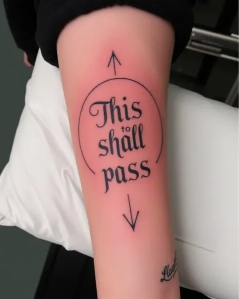 Este también pasará: Significado y simbolismo del tatuaje "This Too Shall Pass"